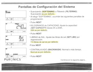 Pantallas de Sistema de configuracion (Pagina 2)